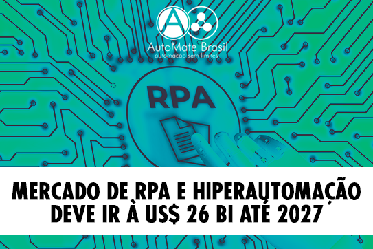 Mercado de RPA e Hiperautomação deve alcançar US$ 26 bilhões até 2027